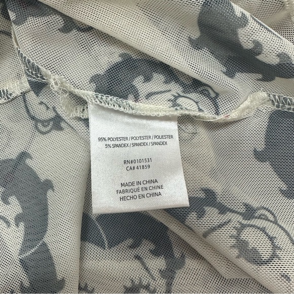 Betty Boop Sheer Mesh Top Size S/M - Picture 5 of 7